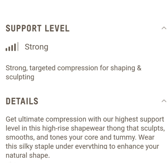 NWOT SKIMS Core Control High Waisted Thong Tan Various - Picture 10 of 10